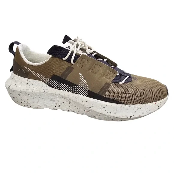 Nike Shoes Mens Size 12 Crater Impact Brown Kelp Running Trainer Sustainable - Picture 3 of 16
